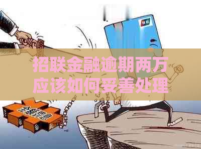 招联金融逾期两万应该如何妥善处理