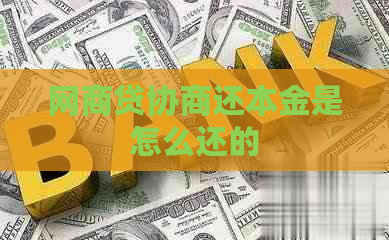 网商贷协商还本金是怎么还的