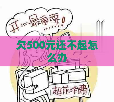 欠500元还不起怎么办