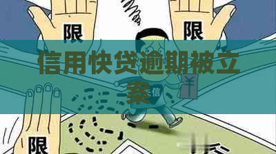 信用快贷逾期被立案