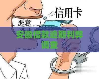 安徽借款逾期利弊调查