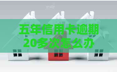 五年信用卡逾期20多次怎么办