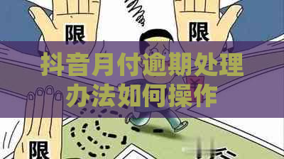 抖音月付逾期处理办法如何操作