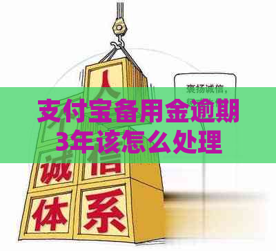 支付宝备用金逾期3年该怎么处理