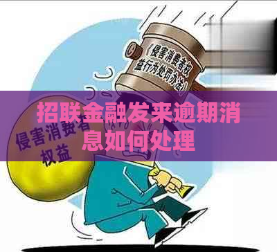 招联金融发来逾期消息如何处理