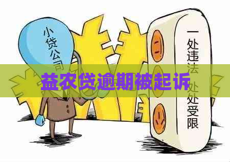 益农贷逾期被起诉