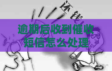 逾期后收到短信怎么处理