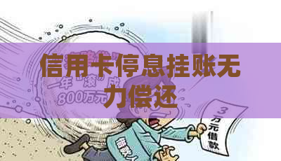 信用卡停息挂账无力偿还