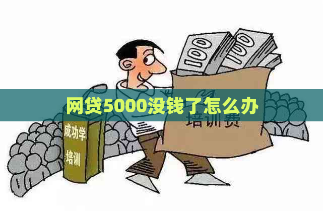 网贷5000没钱了怎么办