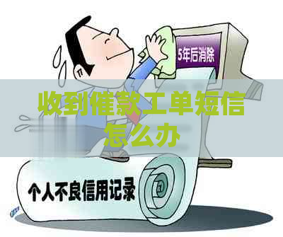 收到催款工单短信怎么办