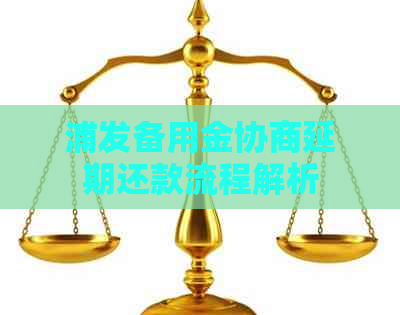 浦发备用金协商延期还款流程解析