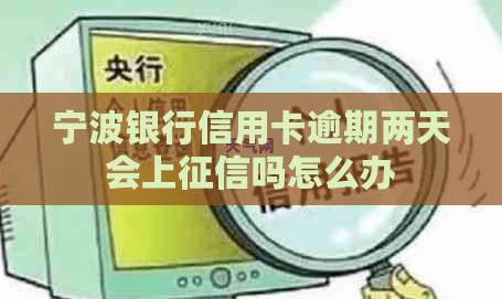 宁波银行信用卡逾期两天会上吗怎么办