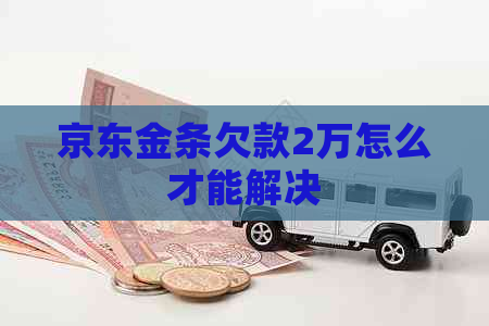 京东金条欠款2万怎么才能解决