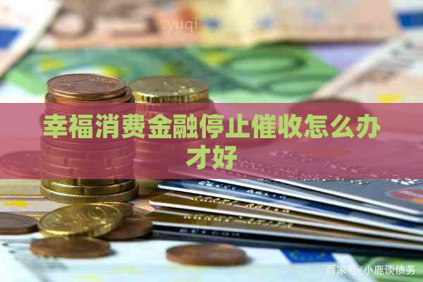 幸福消费金融停止怎么办才好