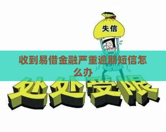 收到易借金融严重逾期短信怎么办