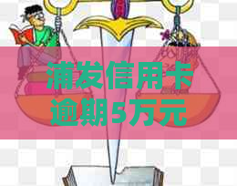 浦发信用卡逾期5万元的问题处理要点及条件