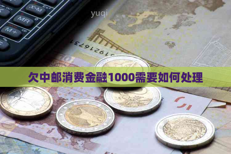 欠中邮消费金融1000需要如何处理