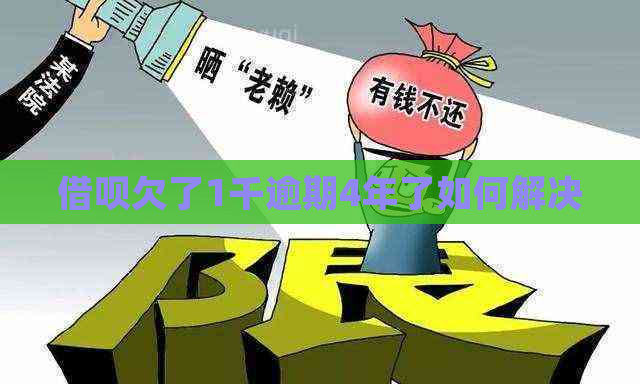 借呗欠了1千逾期4年了如何解决