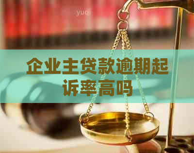 企业主贷款逾期起诉率高吗