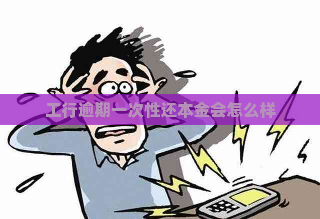 工行逾期一次性还本金会怎么样