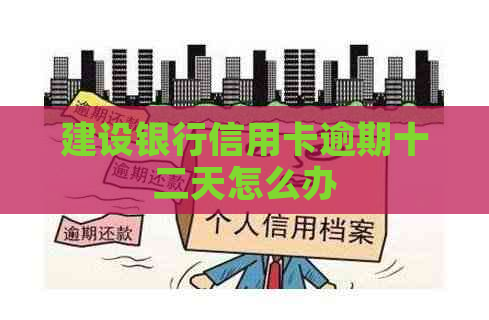 建设银行信用卡逾期十二天怎么办