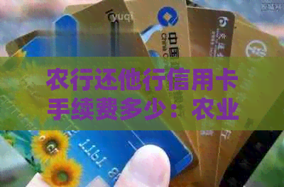 农行还他行信用卡手续费多少：农业银行还款其他银行信用卡手续费情况