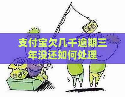 支付宝欠几千逾期三年没还如何处理