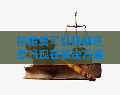 可以延期还款吗现在解决方案