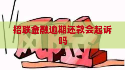 招联金融逾期还款会起诉吗