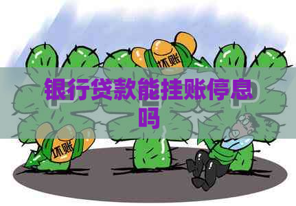 银行贷款能挂账停息吗