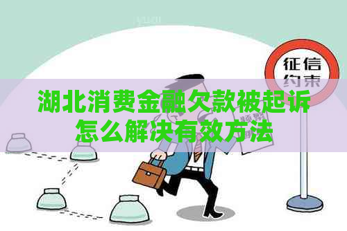 湖北消费金融欠款被起诉怎么解决有效方法