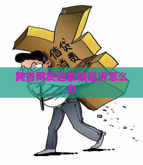 跨省网贷逾期被起诉怎么办