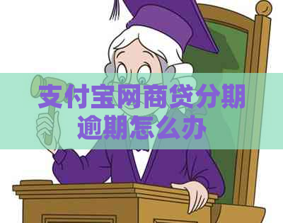 支付宝网商贷分期逾期怎么办