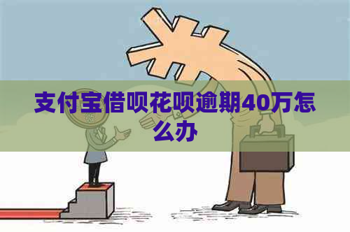 支付宝借呗花呗逾期40万怎么办