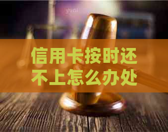 信用卡按时还不上怎么办处理方式