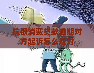 杭银消费贷款逾期对方起诉怎么应对