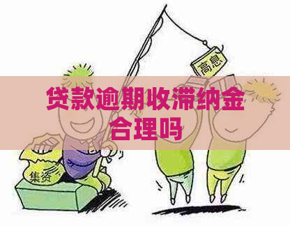 贷款逾期收滞纳金合理吗