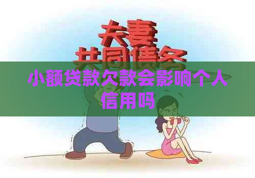 小额贷款欠款会影响个人信用吗