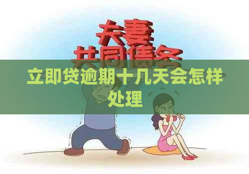 立即贷逾期十几天会怎样处理