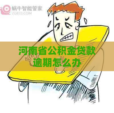 河南省公积金贷款逾期怎么办