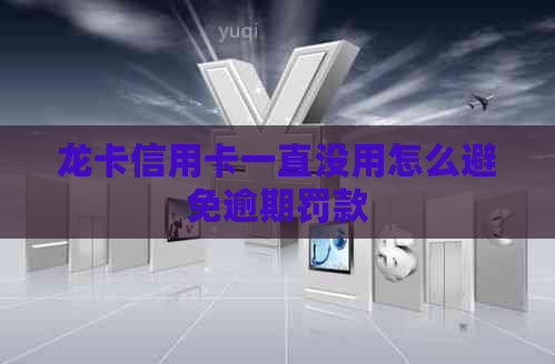 龙卡信用卡一直没用怎么避免逾期罚款