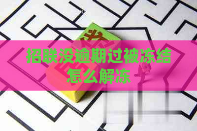 招联没逾期过被冻结怎么解冻