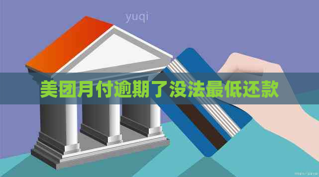 美团月付逾期了没法更低还款