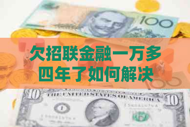 欠招联金融一万多四年了如何解决