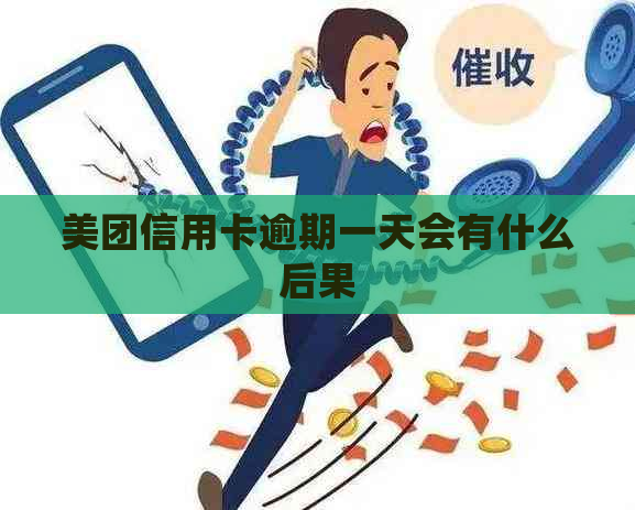 美团信用卡逾期一天会有什么后果