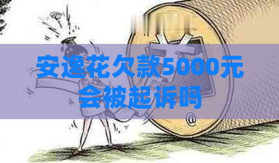 安逸花欠款5000元会被起诉吗