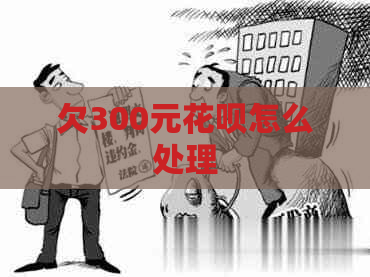 欠300元花呗怎么处理