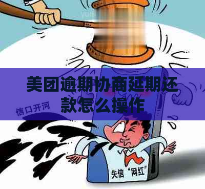 美团逾期协商延期还款怎么操作