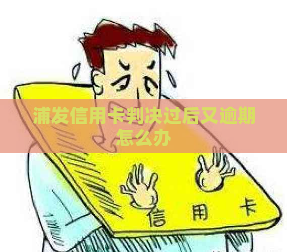 浦发信用卡判决过后又逾期怎么办