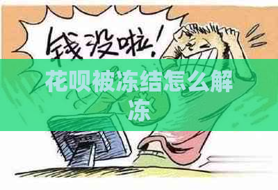 花呗被冻结怎么解冻